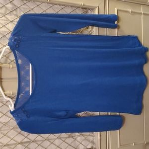 Extra small Express top, blue
